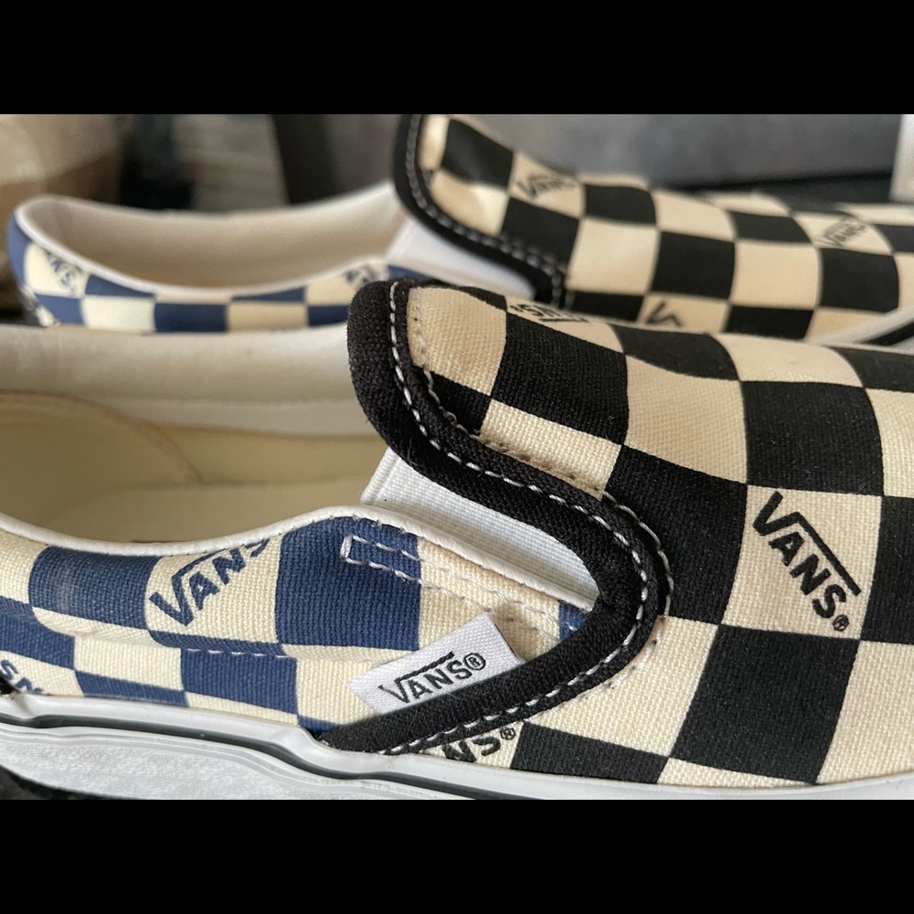 Brand new checkered Vans